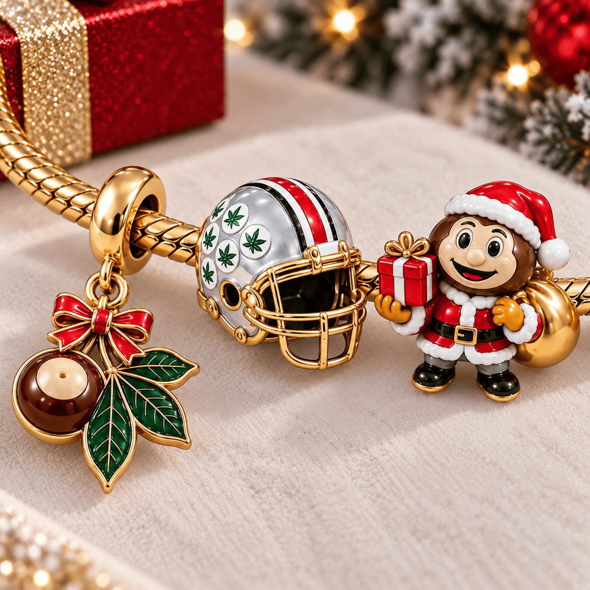 OSB Gold Charm Bracelet Set TTTT