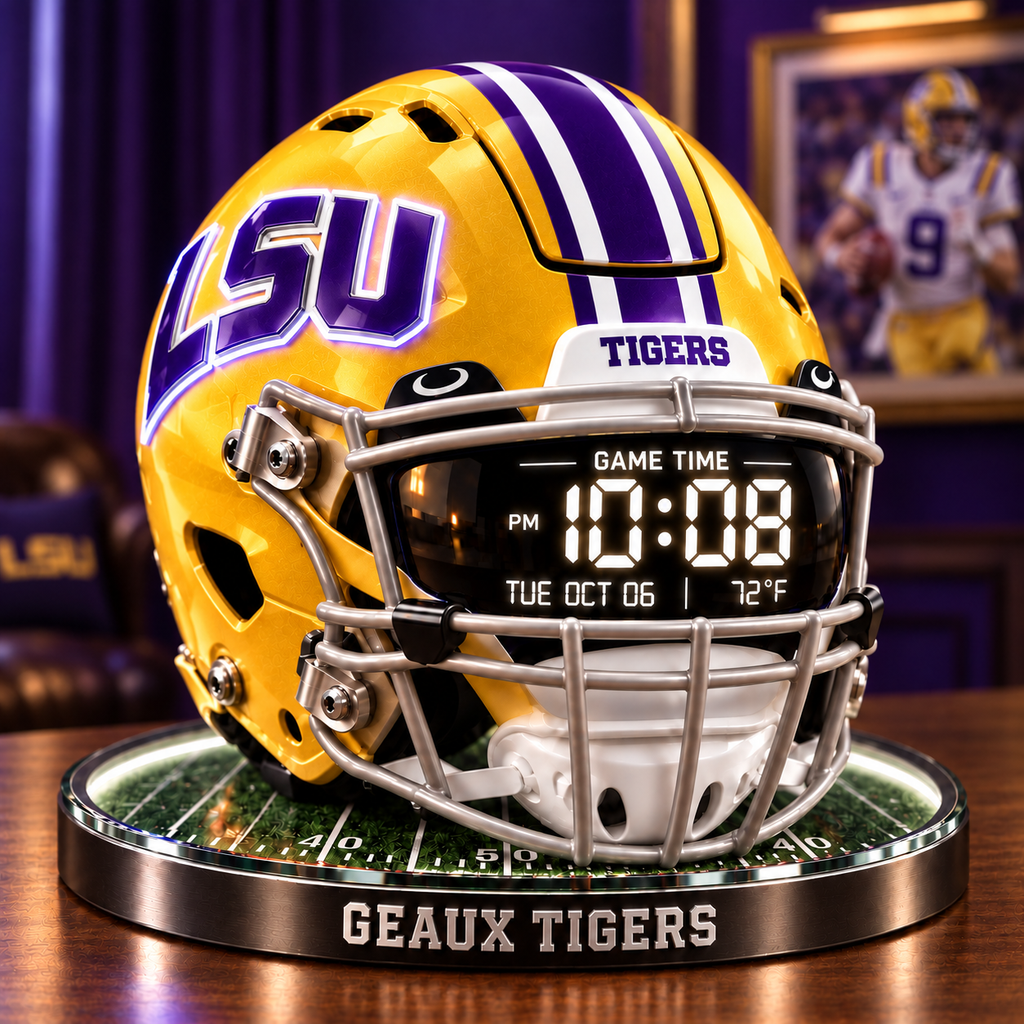 LSU Special Digital Clock TTTT